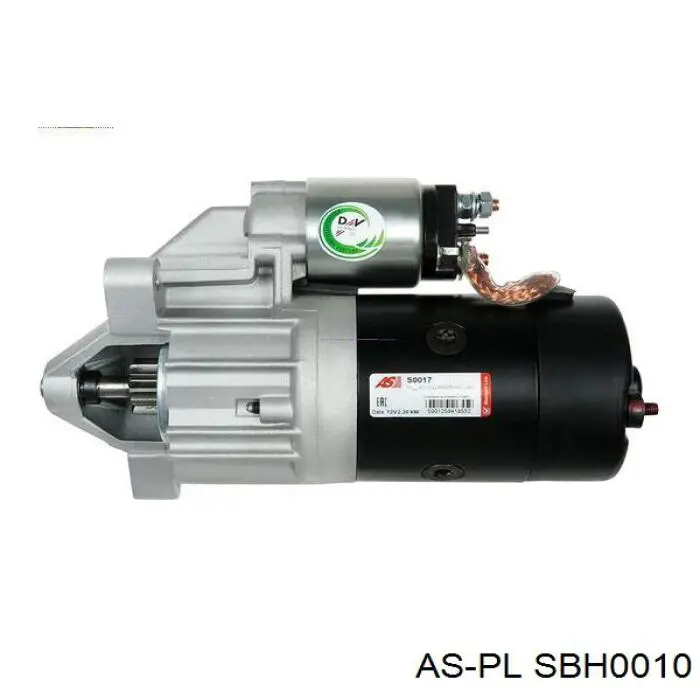 Щеткодеpжатель стартера SBH0010 As-pl