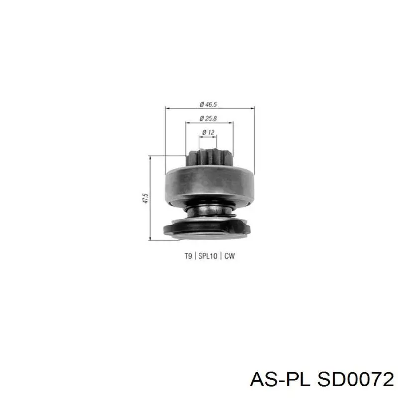 Бендикс As-pl SD0072 ціна, від 10.18 USD