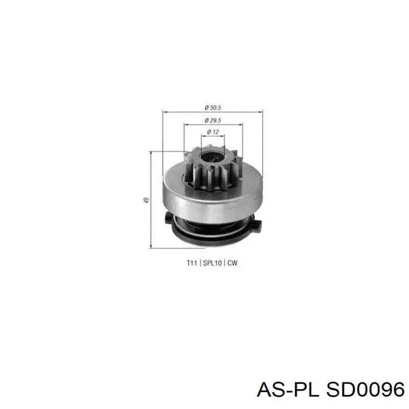 Бендикс As-pl SD0096 ціна, від 11.19 USD