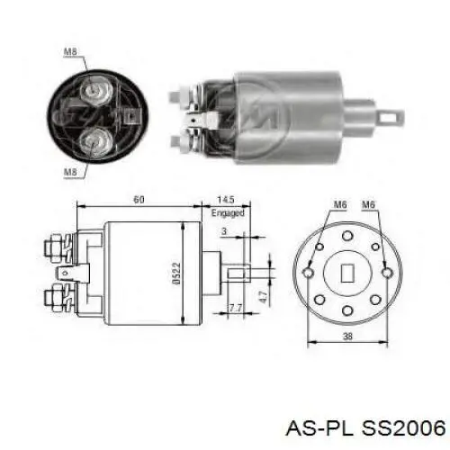 Контактор As-pl SS2006 ціна, від 22.60 USD