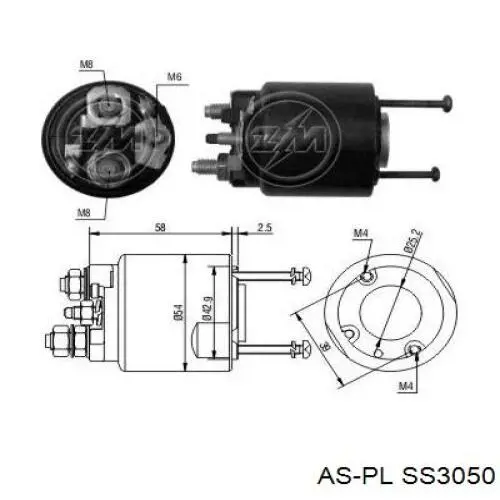 Контактор As-pl SS3050 ціна, від 23.02 USD