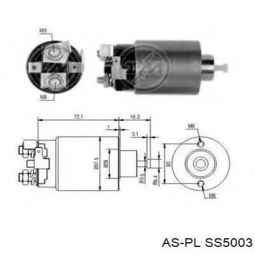 Контактор As-pl SS5003 ціна, від 26.48 USD