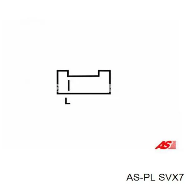 Щітки генератора SVX7 As-pl