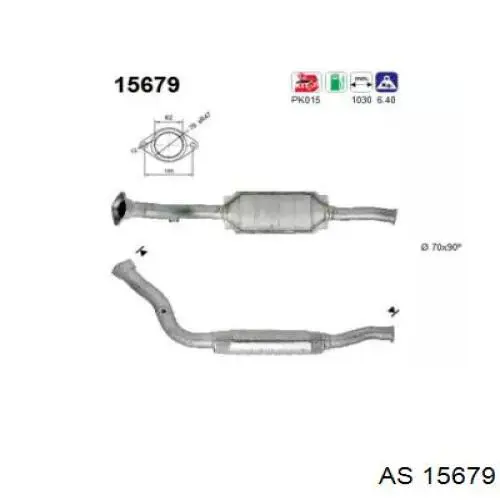 Каталітичний нейтралізатор відпрацьованих газів на Peugeot 806  221