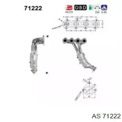 Колектор випускний, правий Mercedes A2711402209 ціна, від 253.39 USD