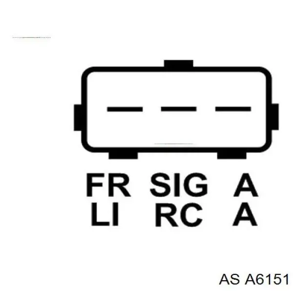 Генератор A6151 AS/Auto Storm