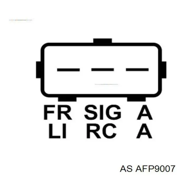 Шків генератора AFP9007 AS/Auto Storm