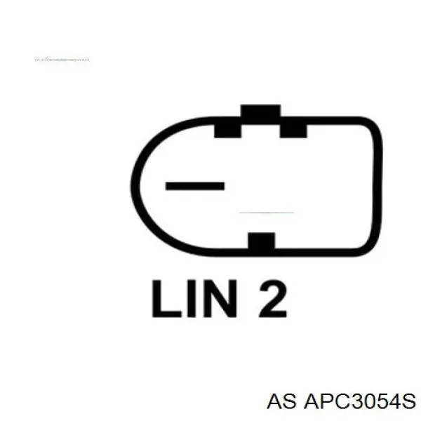 Кришка генератора задня APC3054S AS/Auto Storm