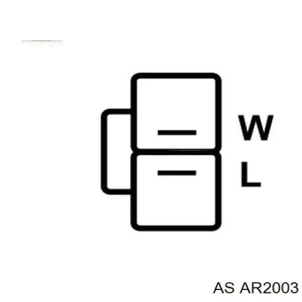 Купити AR2003 AS/Auto Storm Якір генератора