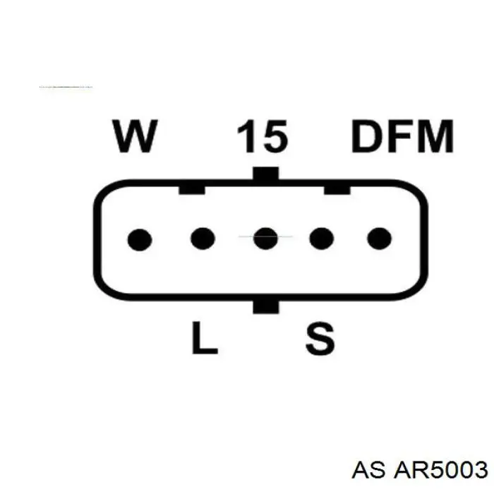 Якір (ротор) генератора AS/Auto Storm AR5003 ціна, від 54.56 USD