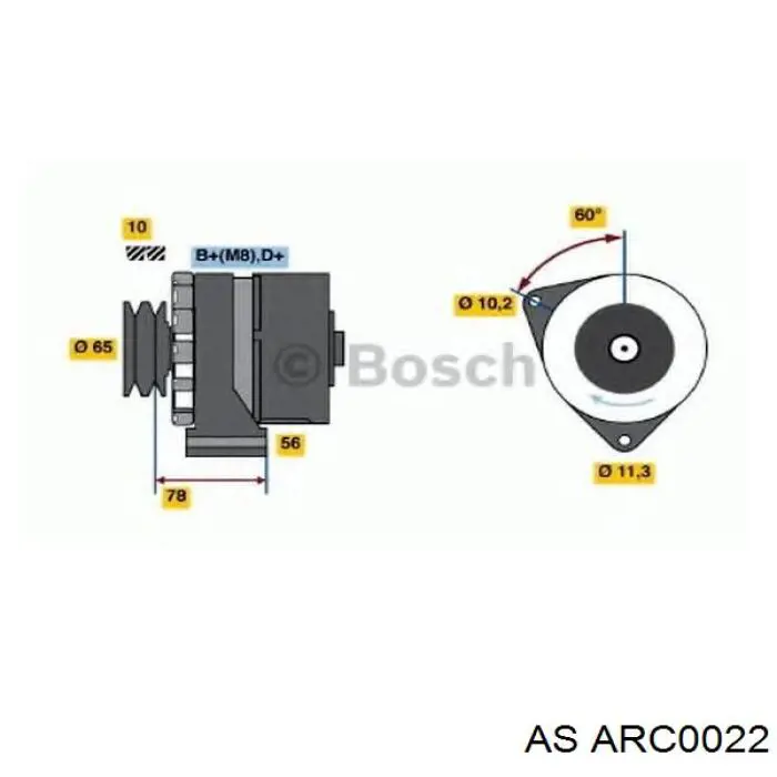 Міст доданий генератора AS/Auto Storm ARC0022 ціна, від 17.11 USD
