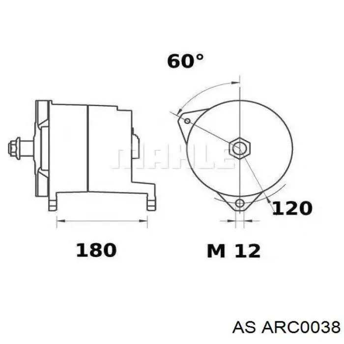 ARC0038 AS/Auto Storm Діодний випрямляч