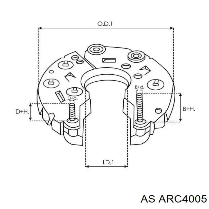 Діодний міст ARC4005 AS/Auto Storm