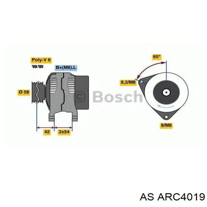 ARC4019 AS/Auto Storm Діодний випрямляч