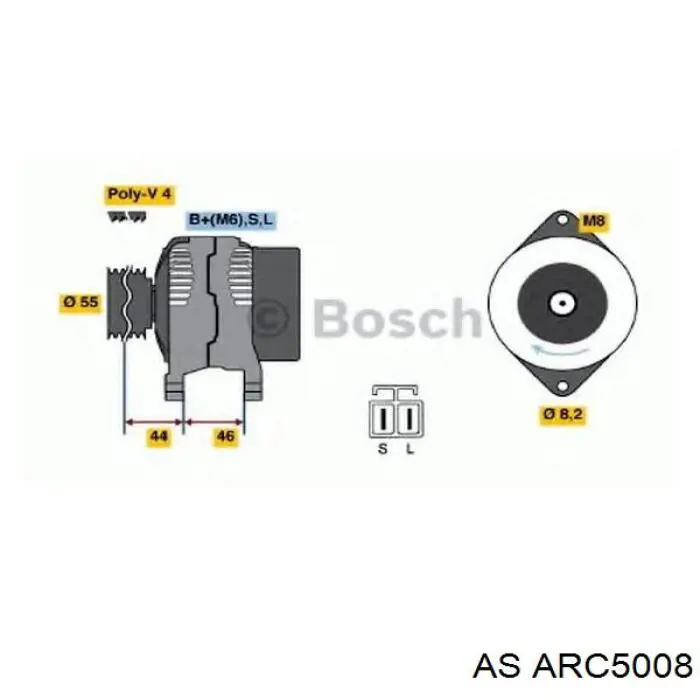 ARC5014 As-pl міст доданий генератора