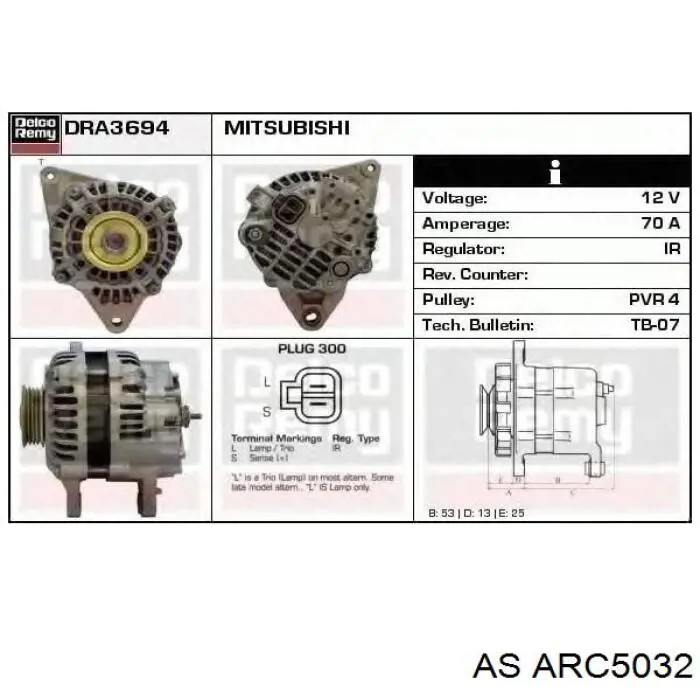 ARC5032 As-pl міст доданий генератора
