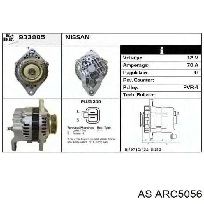 ARC5056 AS/Auto Storm Діодний випрямляч