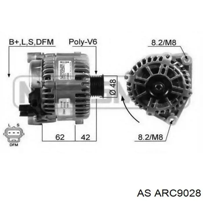 Купити ARC9028 AS/Auto Storm Діодний міст
