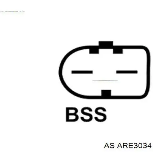 Реле генератора ARE3034 AS/Auto Storm