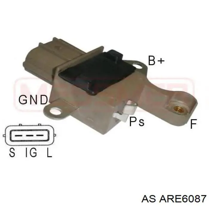 GNRN060 Genon реле-регулятор генератора, (реле зарядки)