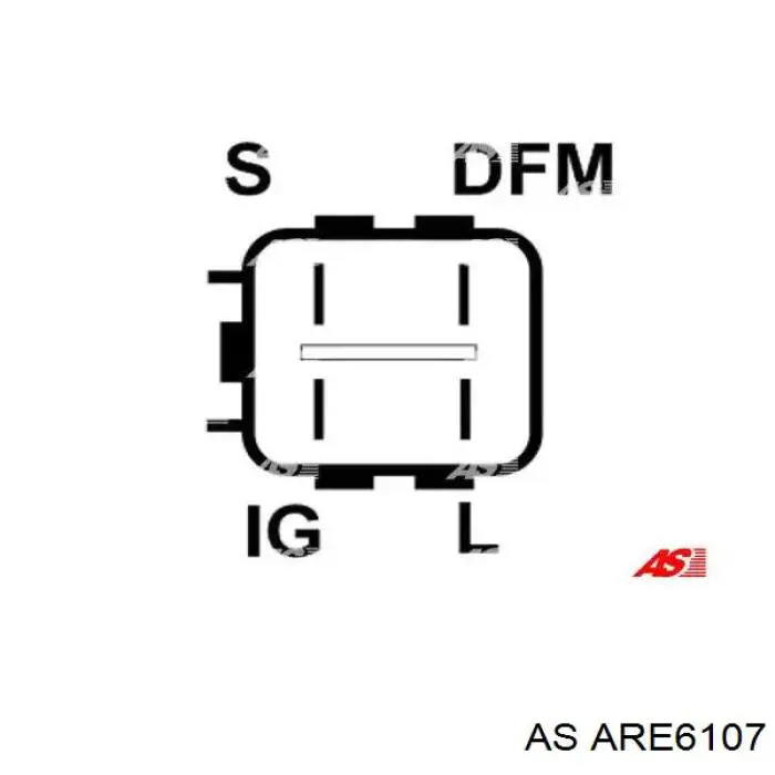 ARE6107 AS/Auto Storm реле-регулятор генератора, (реле зарядки)