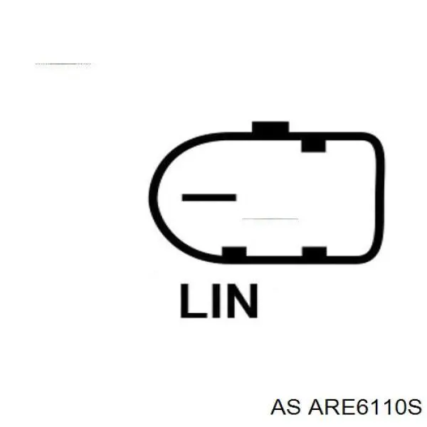 Реле зарядки генератора AS/Auto Storm ARE6110 ціна, від 42.15 USD