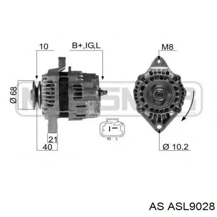 ASL9028 AS/Auto Storm Авто генератор