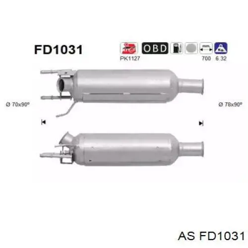 Фільтр системи відпрацьованих газів Peugeot/Citroen 174078 ціна, від 259.07 USD