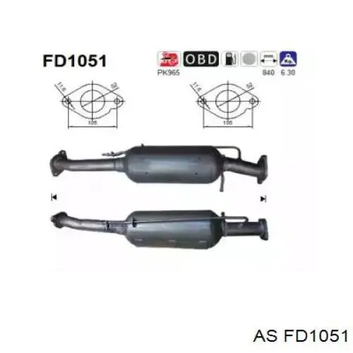 Купити 2103896 Ford Сажевый фільтр