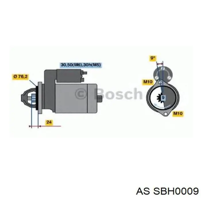 Купити SBH0009 AS/Auto Storm Щеткодеpжатель стартера