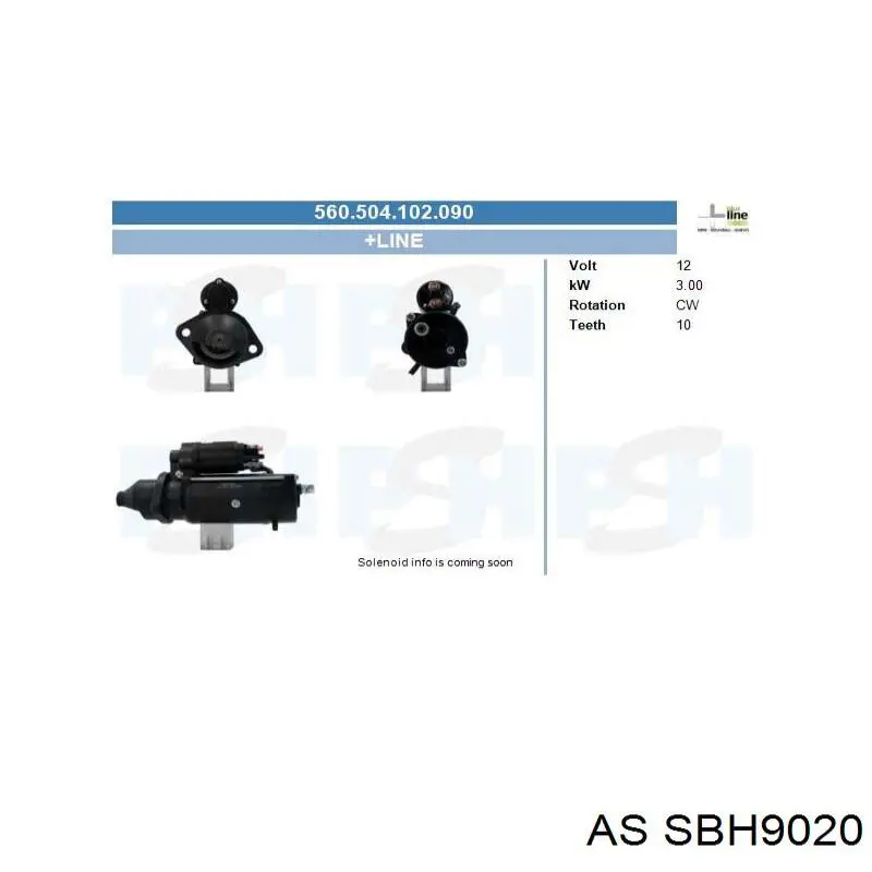 SBH9020 AS/Auto Storm Щеткодеpжатель стартера