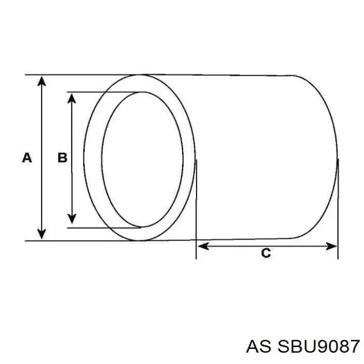 Купити SBU9087 As-pl Втулка стартера