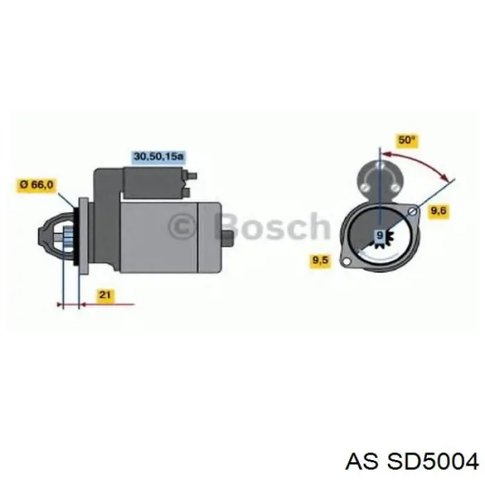 Бендикс стартера SD5004 AS/Auto Storm