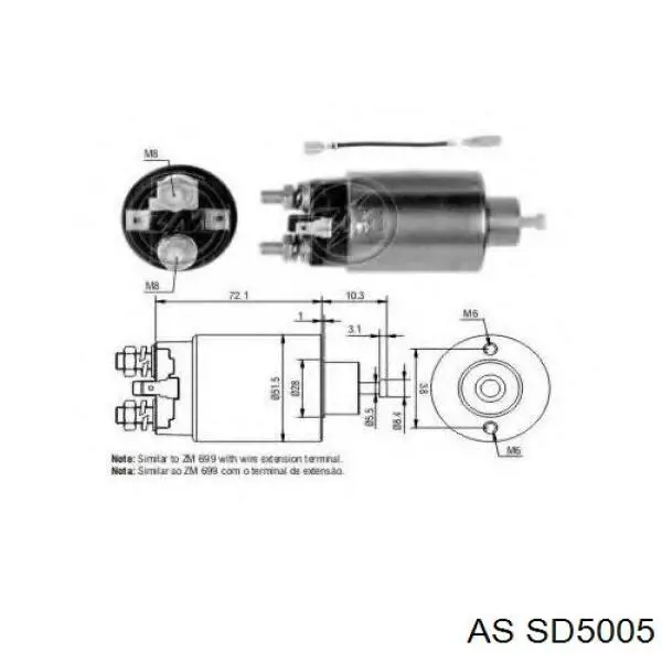 Бендикс AS/Auto Storm SD5005 ціна, від 9.63 USD