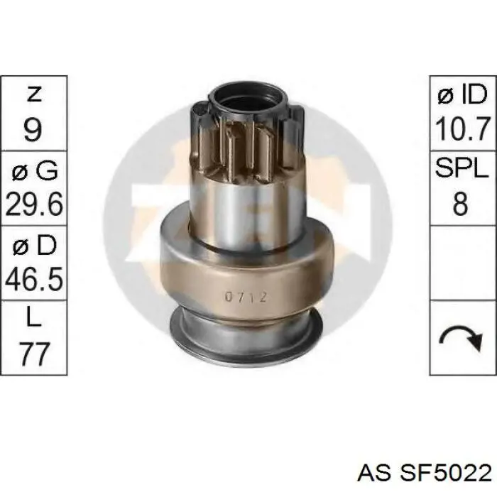 Купити SF5022 AS/Auto Storm Обмотка стартера, статор