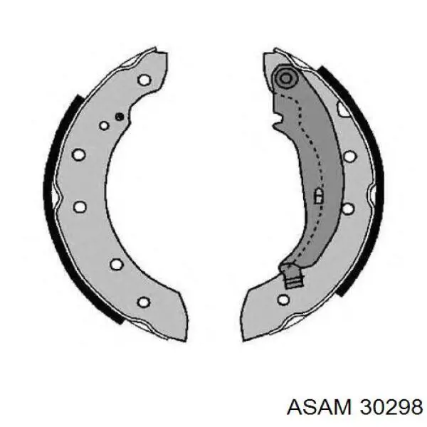 Колодки гальмові задні, барабанні Asam 30298 ціна, від 16.86 USD