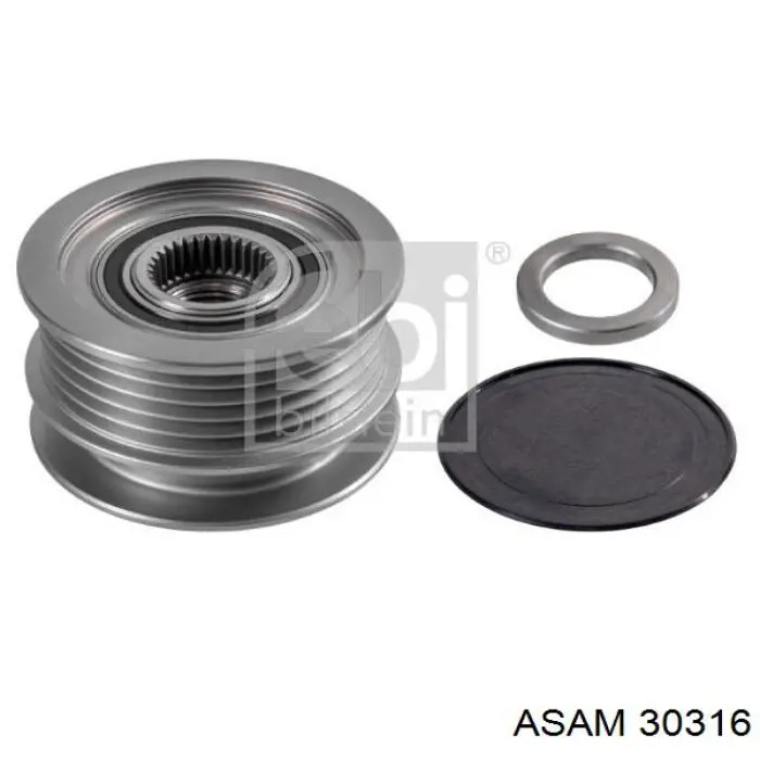 Інерційний шків Asam 30316 ціна, від 21.49 USD
