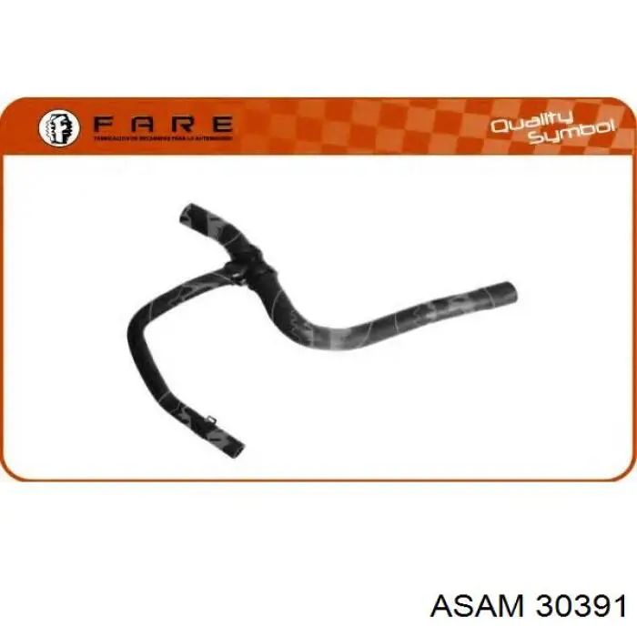 Шланг/патрубок радіатора охолодження, нижній Asam 30391 ціна, від 19.92 USD