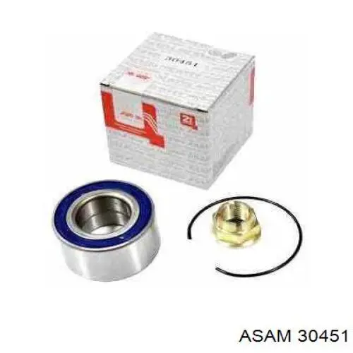 Комплект підшипник маточини передньої Asam 30451 ціна, від 14.82 USD