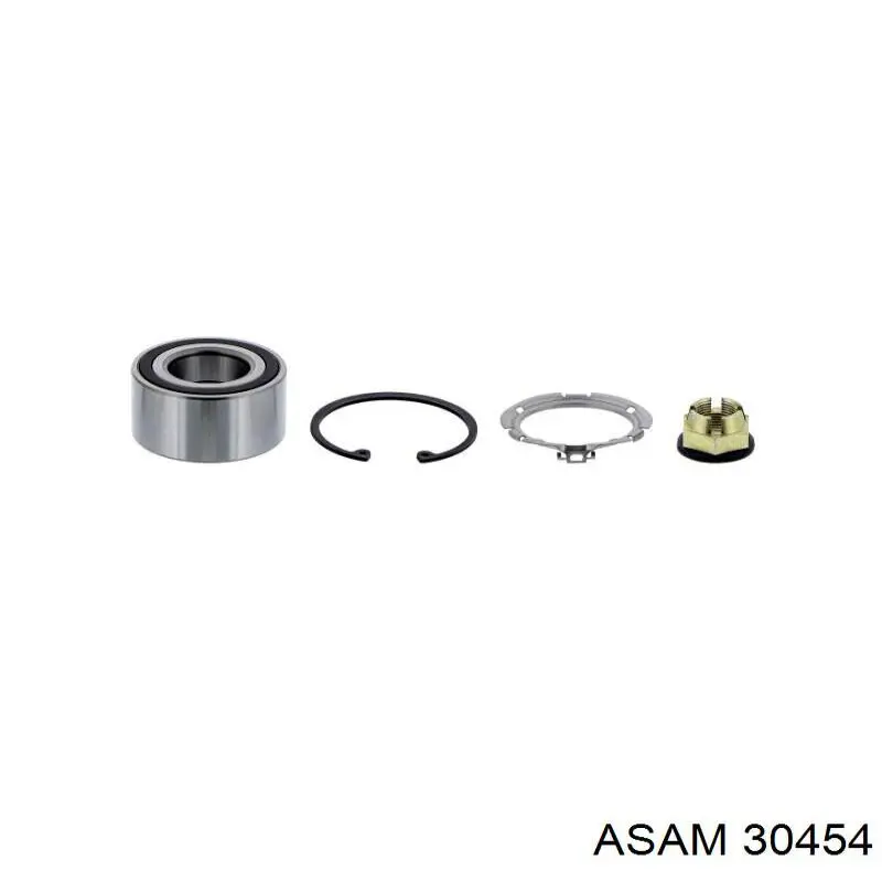 Комплект підшипник маточини передньої Asam 30454 ціна, від 20.20 USD