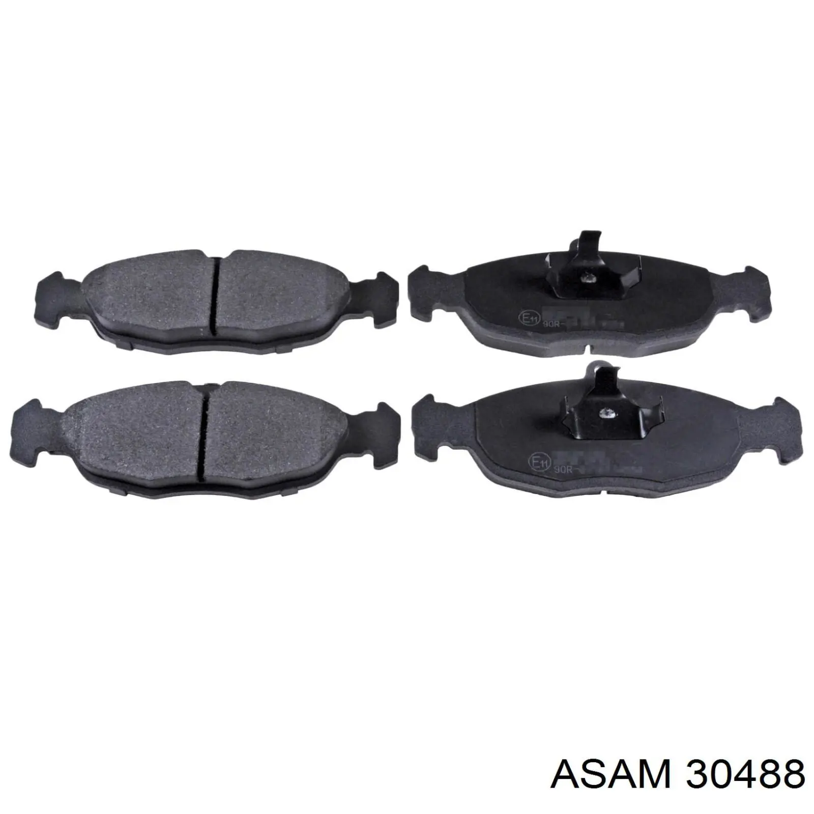 Гальмівні колодки Asam 30488 ціна, від 10.12 USD