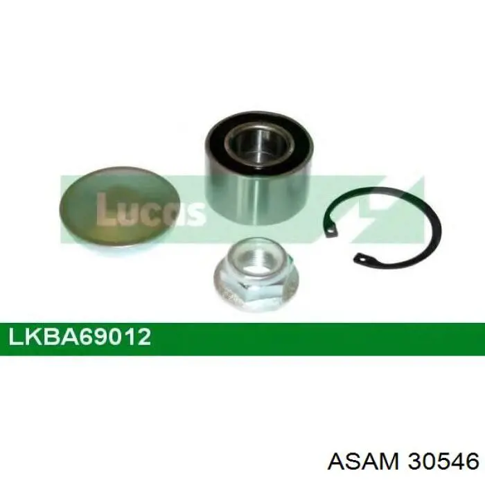 Підшипник маточини задньої Asam 30546 ціна, від 18.63 USD