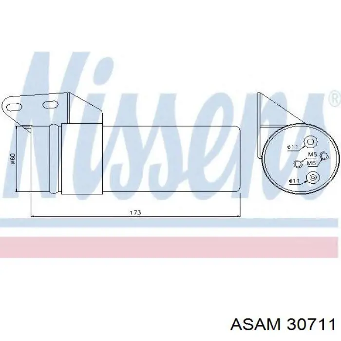 30711 Asam ресивер-осушувач кондиціонера