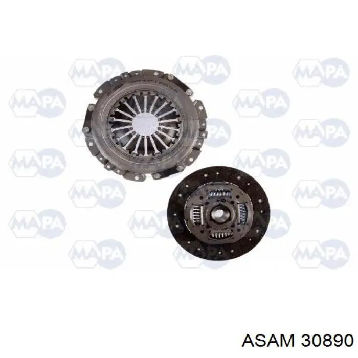 Комплект зчеплення (3 частини) Asam 30890 ціна, від 85.51 USD