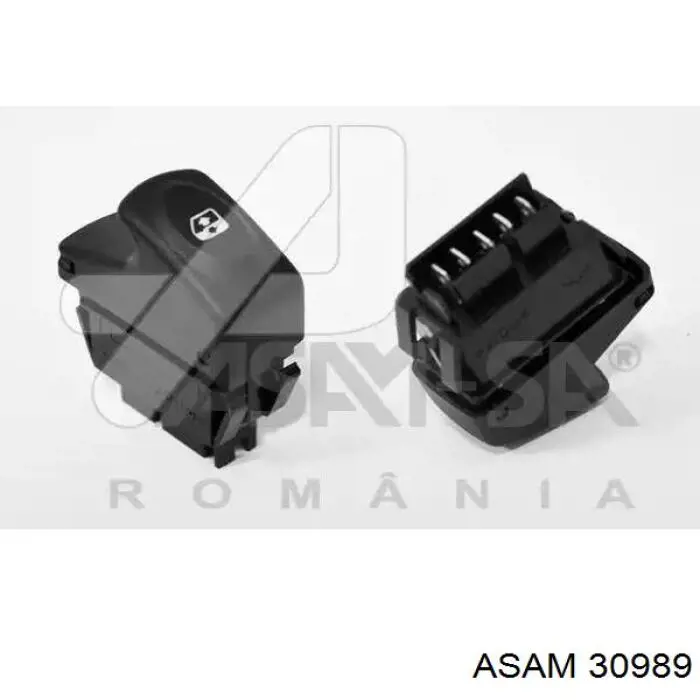 Кнопка вмикання двигуна склопідіймача задня DF32516 DF