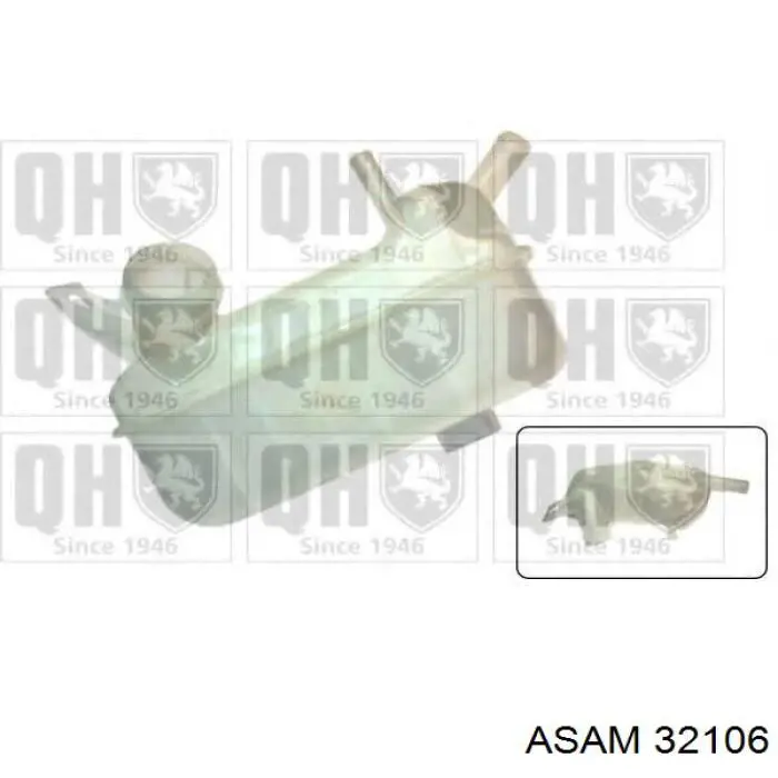 Бачок системи охолодження 32106 Asam