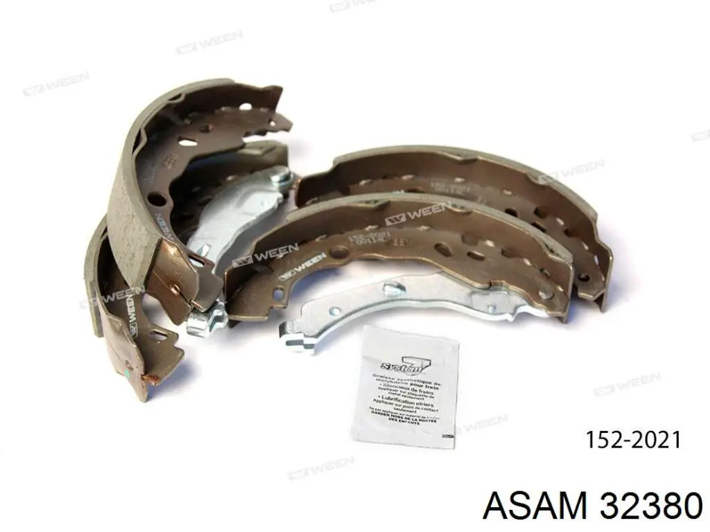 Купити 32380 Asam Колодки гальмові задні, барабанні