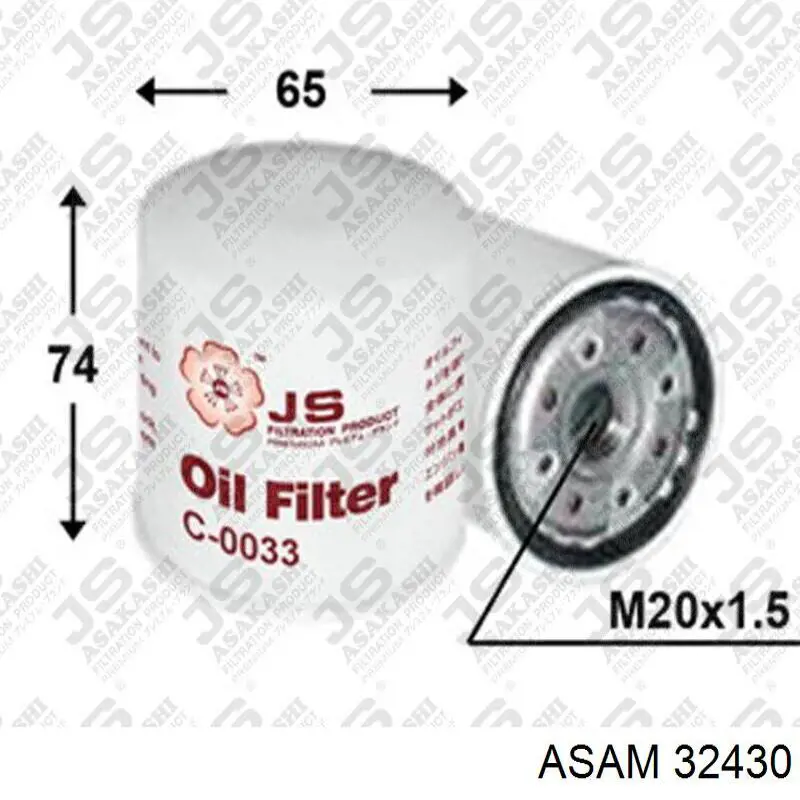 Радіатор основний Asam 32430 ціна, від 55.07 USD