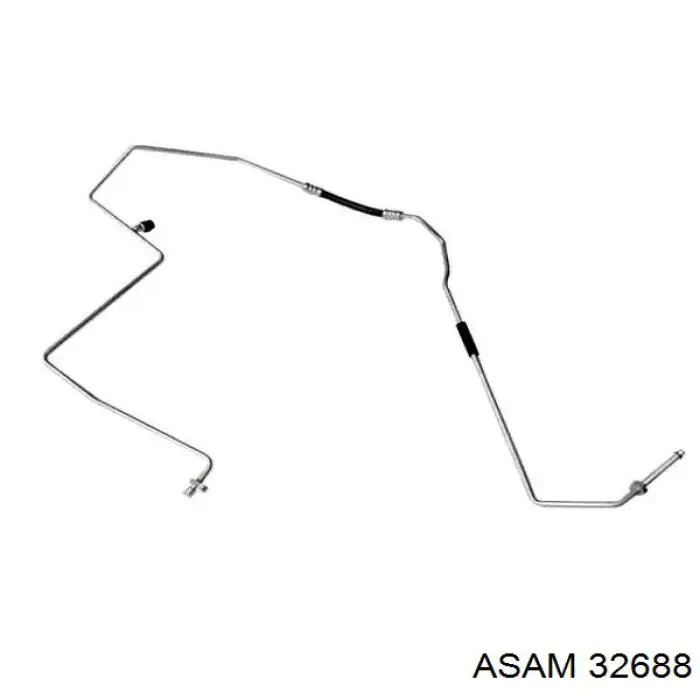 Шланг кондиціонера, від випарника до компресора Asam 32688 ціна, від 20.84 USD