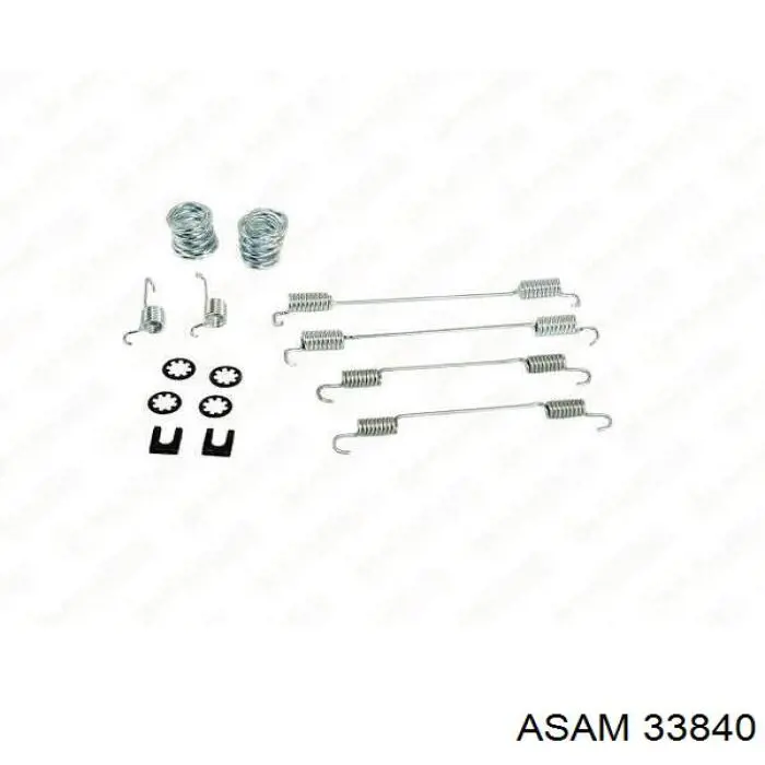 Монтажний комплект задніх барабанних колодок Asam 33840 ціна, від 8.06 USD